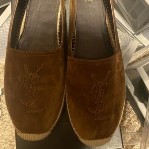 YSL espadrilles size 41.5 work once
